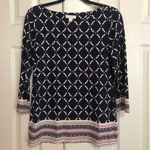 Charter Club 3/4 sleeve blouse